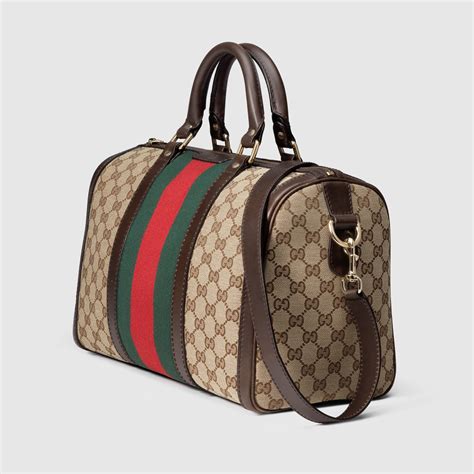 gucci vintage web original gg boston bag|authentic Gucci Boston bag.